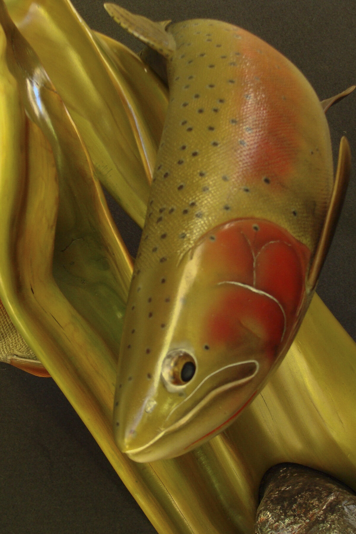 Lahontan Cutthroat fish sculpture by Ray Dodge